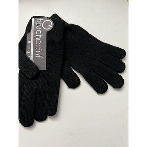 Touchpoint Smart Gloves For Touch‎ Sensitive Devices One Size Black